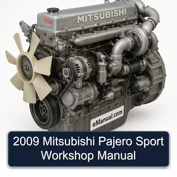 2009 Mitsubishi Pajero Sport Workshop Manual 