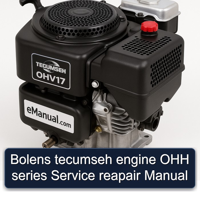 Manual de Reparación del Motor Tecumseh Serie OHH Bolens