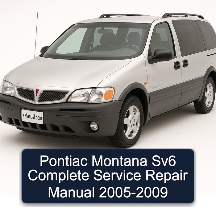 Pontiac Montana Sv6 Complete Service Repair Manual 2005-2009