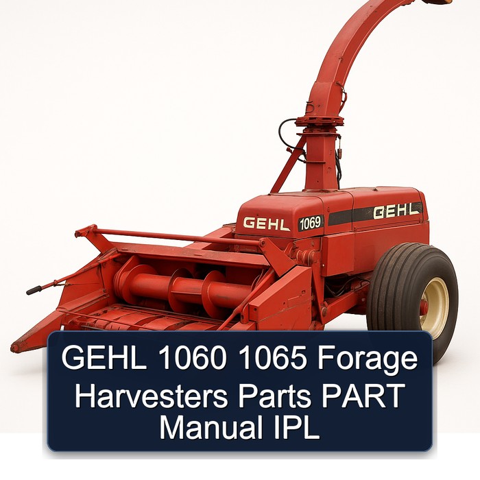 Gehl 1060 1065 Forage Harvesters Parts Part Manual Ipl PDF Download