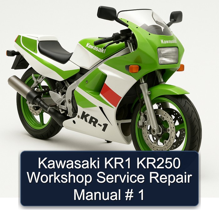 Kawasaki KR1 KR250 Workshop Manual de servicio y reparación # 1
