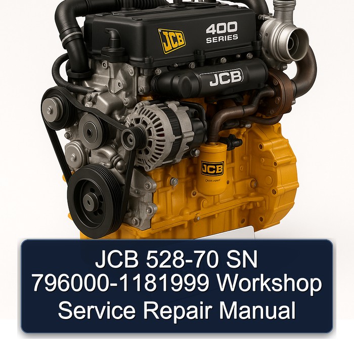 JCB 528-70 SN 796000-1181999 Werkstatt-Reparaturhandbuch