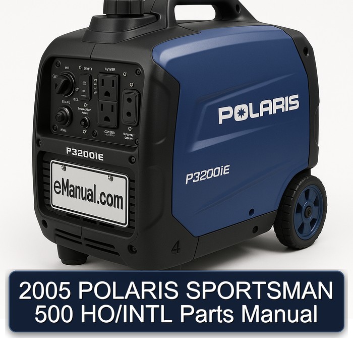 2005 POLARIS SPORTSMAN 500 HO/INTL Parts Manual 05 (PN 9919416 and MICROFICHE PN 9919417)-ModelS COVERED ( SPORTSMAN 500 HO/INTL #A05MH50AB #A05MH50AC #A05MH50AG #A05MH50AH #A05MH50FB )