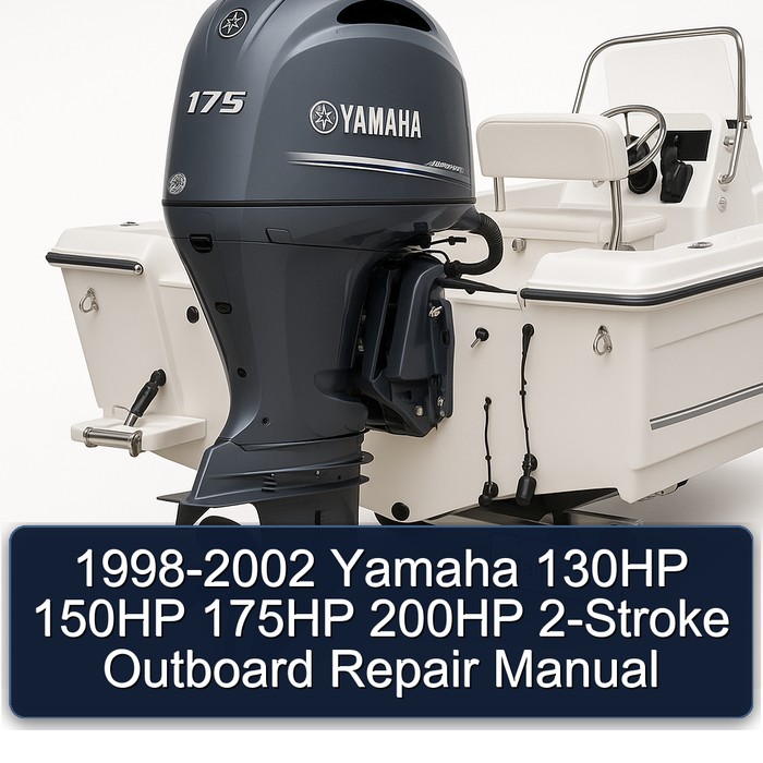 1998-2002 Yamaha 130HP 150HP 175HP 200HP 2-Stroke Outboard Repair Manual