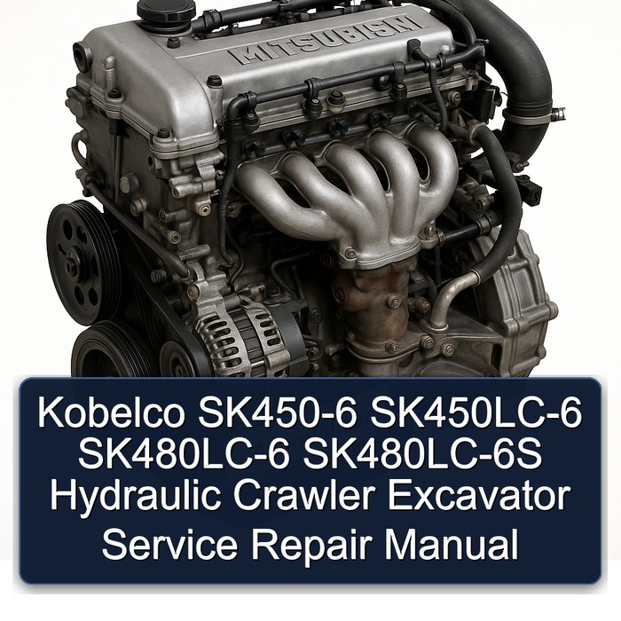 Kobelco SK450-6/-6LC & SK480LC-6/-6S Hydraulikbagger Service- und Reparaturhandbuch (LS09-01501 - YS09-01301)