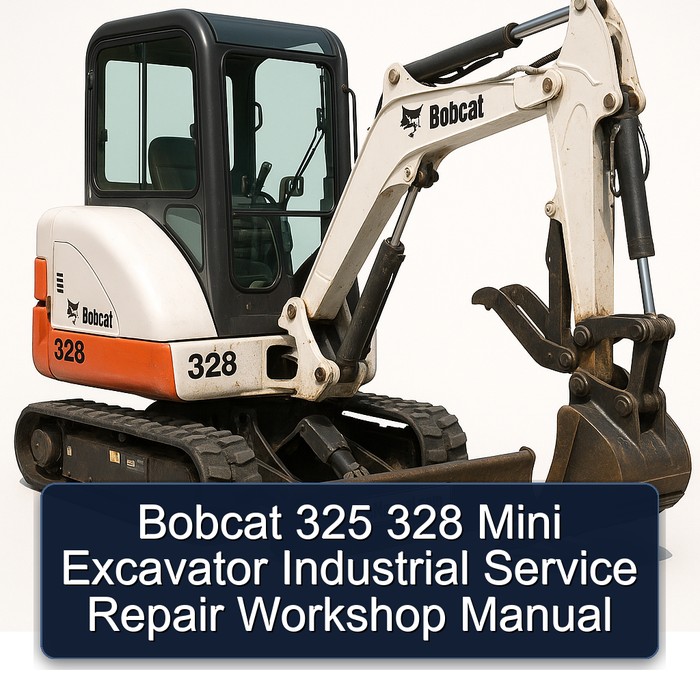 Bobcat 325 328 Mini Excavator Industrial Service Repair Workshop Manual