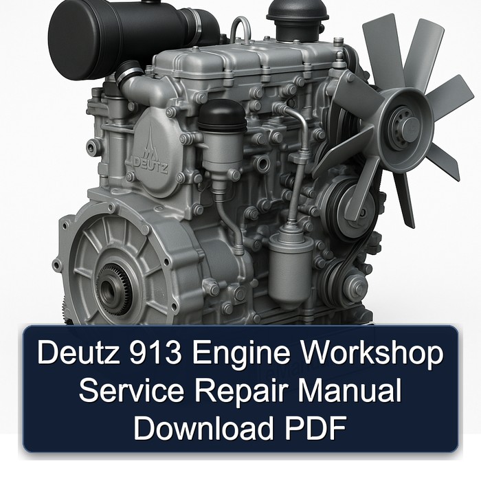 Deutz 913 Engine Workshop Service Repair Manual Download PDF