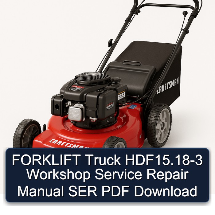 Stapler HDF15.18-3 Werkstatt-Service-Handbuch PDF Download