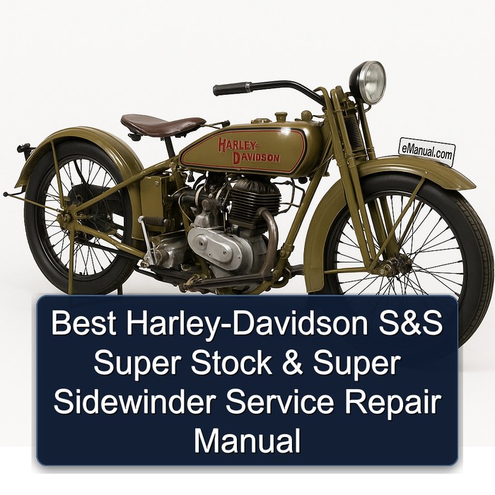 Best Harley-Davidson S&S Super Stock & Super Sidewinder Service Repair Manual