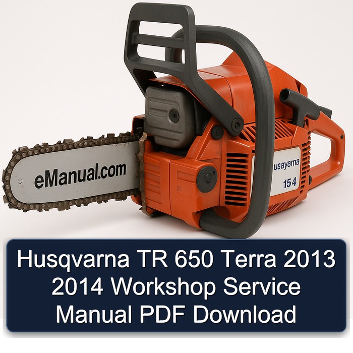 Husqvarna TR 650 Terra 2013 2014 Workshop Service Manual PDF Download