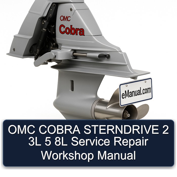 OMC COBRA STERNDRIVE 2 3L 5 8L Service Repair Workshop Manual