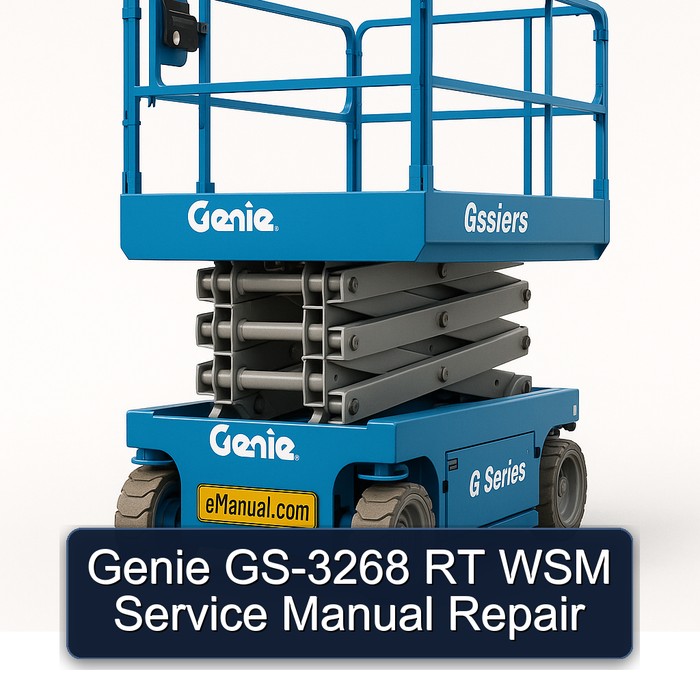 Genie GS-3268 RT WSM Service Manual Repair