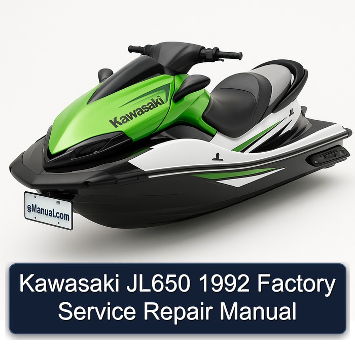 Kawasaki JL650 1992 Factory Service Repair Manual
