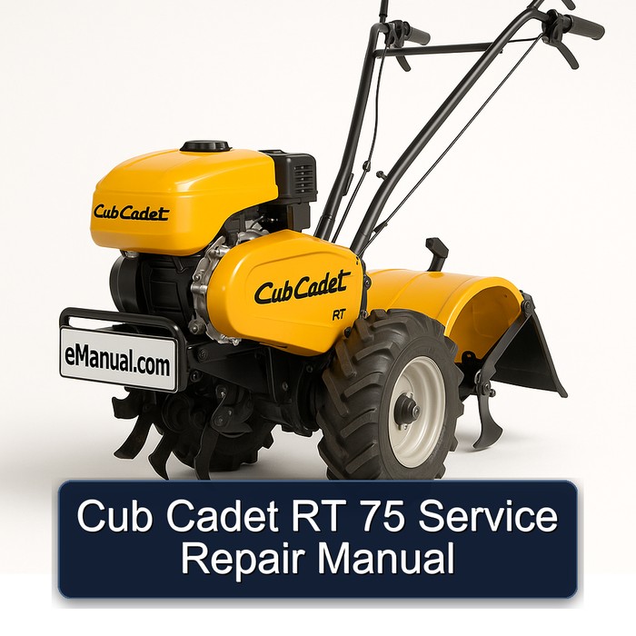 Cub Cadet RT 75 Service Repair Manual 
