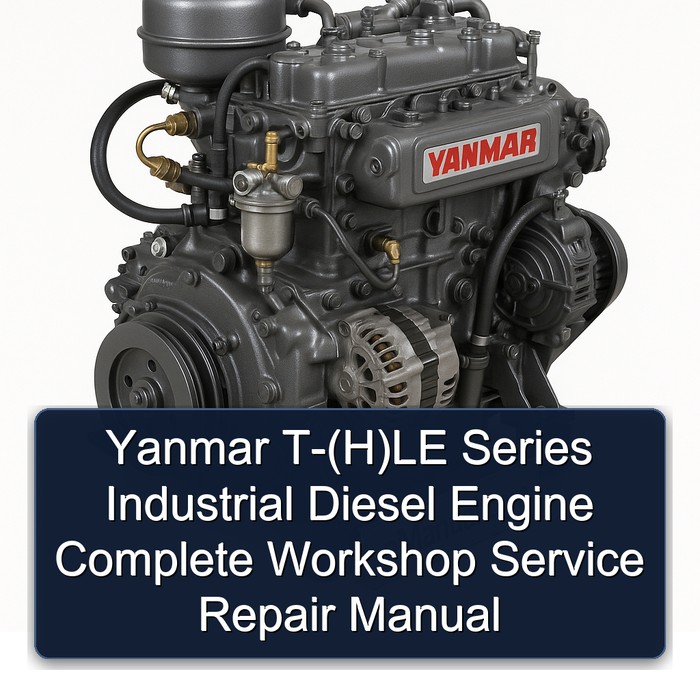 Yanmar T-(H)LE Series Industrial Diesel Engine Complete Workshop Service Repair Manual