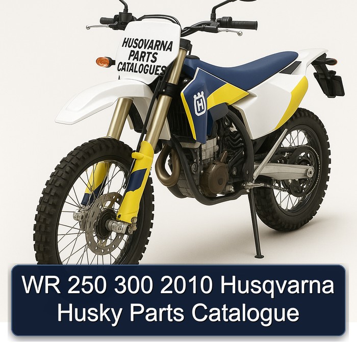 WR 250 300 2010 Husqvarna Husky Parts Catalogue