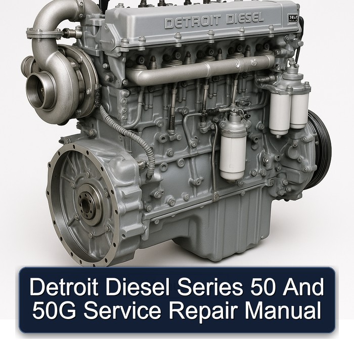 Detroit Diesel Serie 50 und 50G Reparaturhandbuch