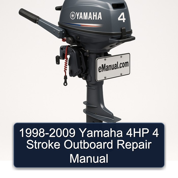 1998-2009 Yamaha 4HP 4 Stroke Outboard Repair Manual