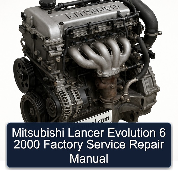 Mitsubishi Lancer Evolution VI 2000 Werkstatthandbuch