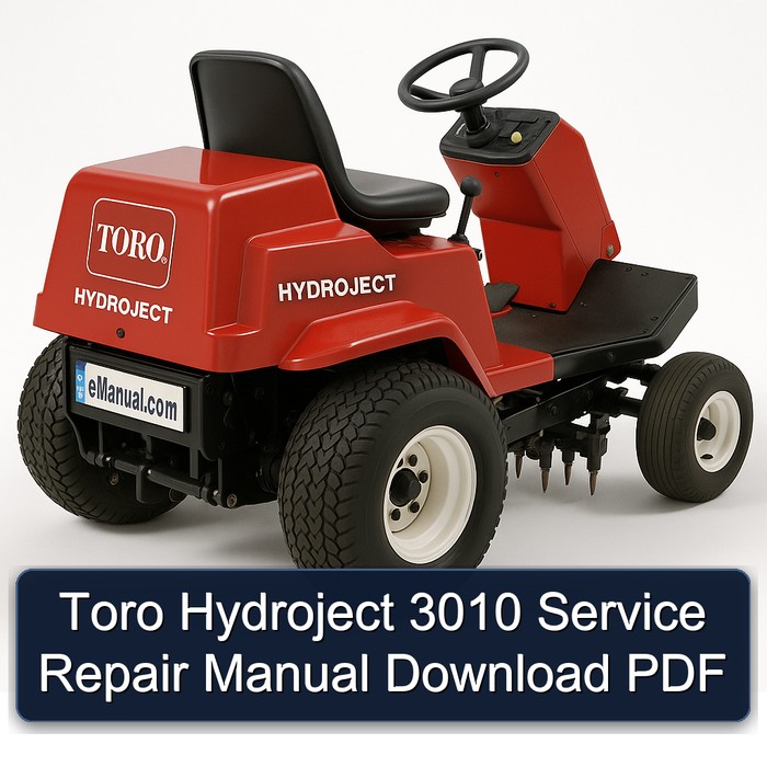 Toro Hydroject 3010 Service- und Reparaturhandbuch (PDF)