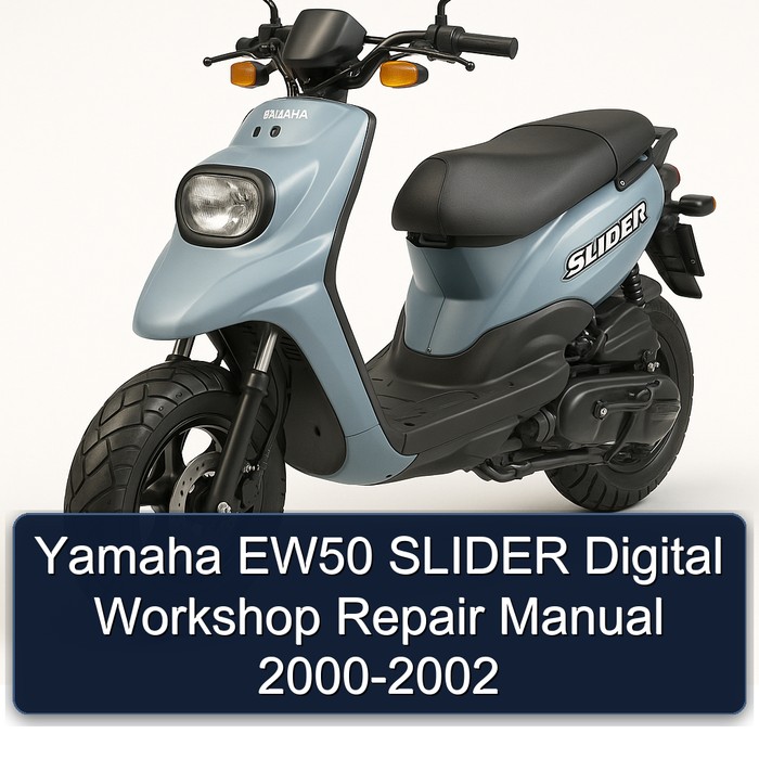 Yamaha EW50 SLIDER Digital Workshop Repair Manual 2000-2002