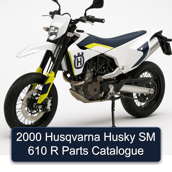 2000 Husqvarna Husky SM 610 R Parts Catalogue
