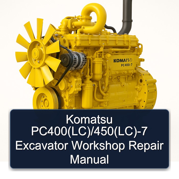 Manual de Reparación de Taller para Excavadoras Komatsu PC400(LC)/450(LC)-7