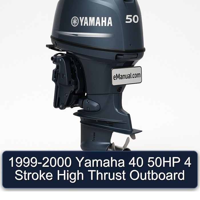 1999-2000 Yamaha 40 50HP 4 Stroke High Thrust Outboard
