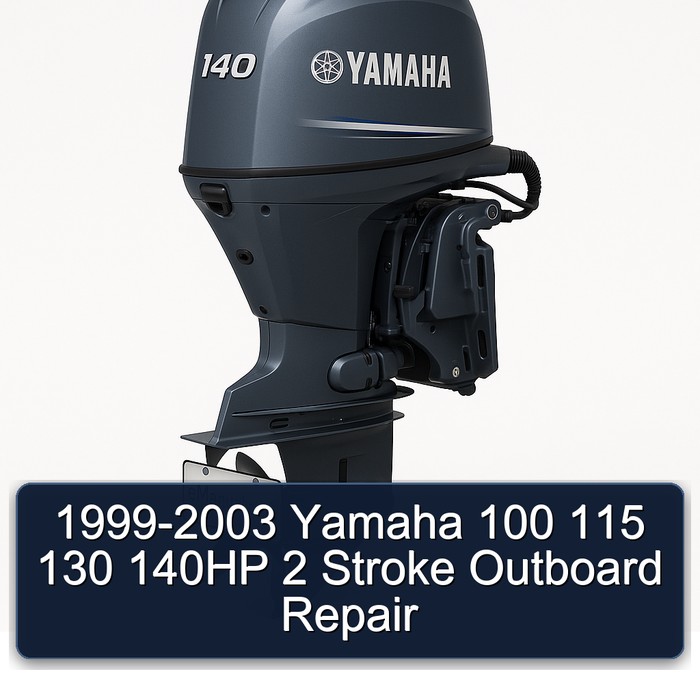 1999-2003 Yamaha 100 115 130 140HP 2 Stroke Outboard Repair