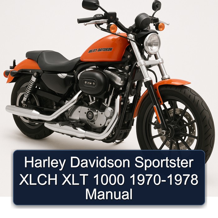 Harley Davidson Sportster XLCH XLT 1000 1970-1978 Manual