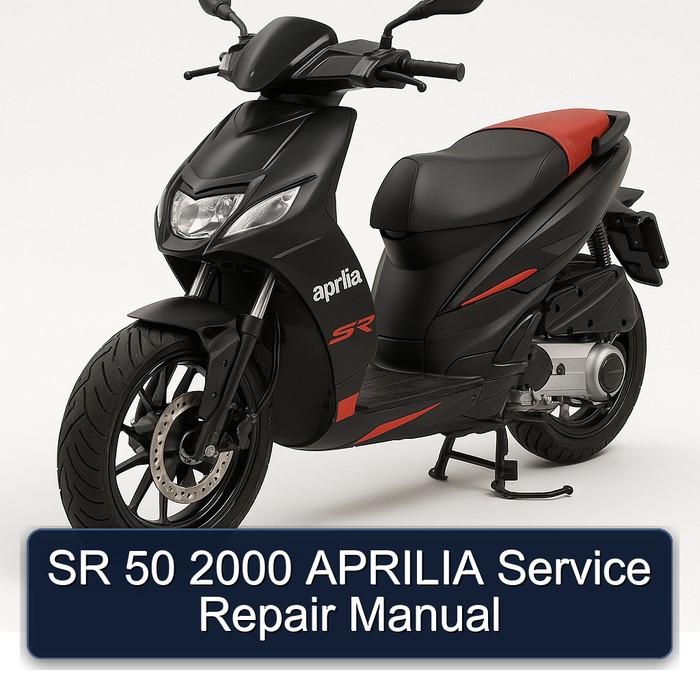 SR 50 2000 APRILIA Manual de servicio y reparación