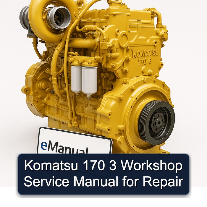 Komatsu 170 3 Workshop Service Manual for Repair