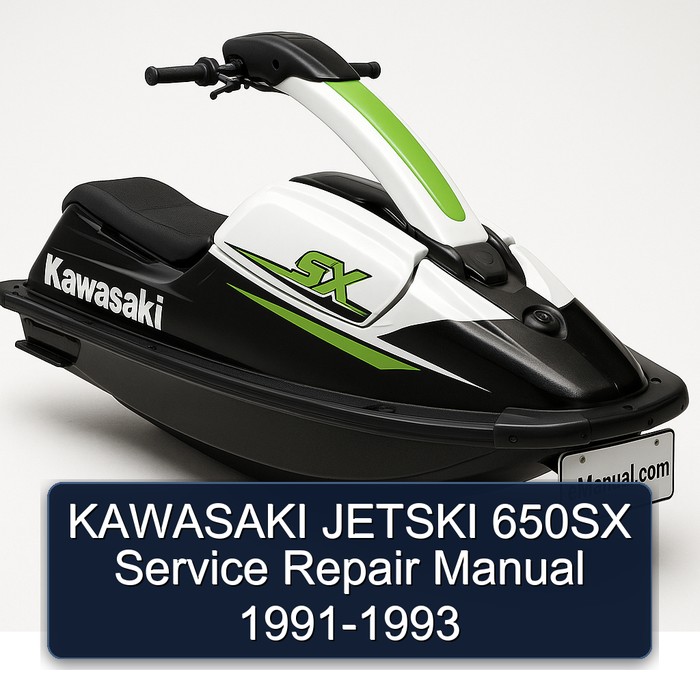 KAWASAKI JETSKI 650SX Service Repair Manual 1991-1993
