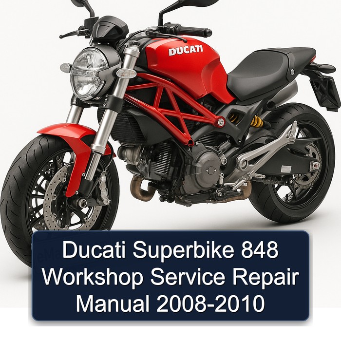 Ducati Superbike 848 Workshop Manual de servicio y reparación 2008-2010