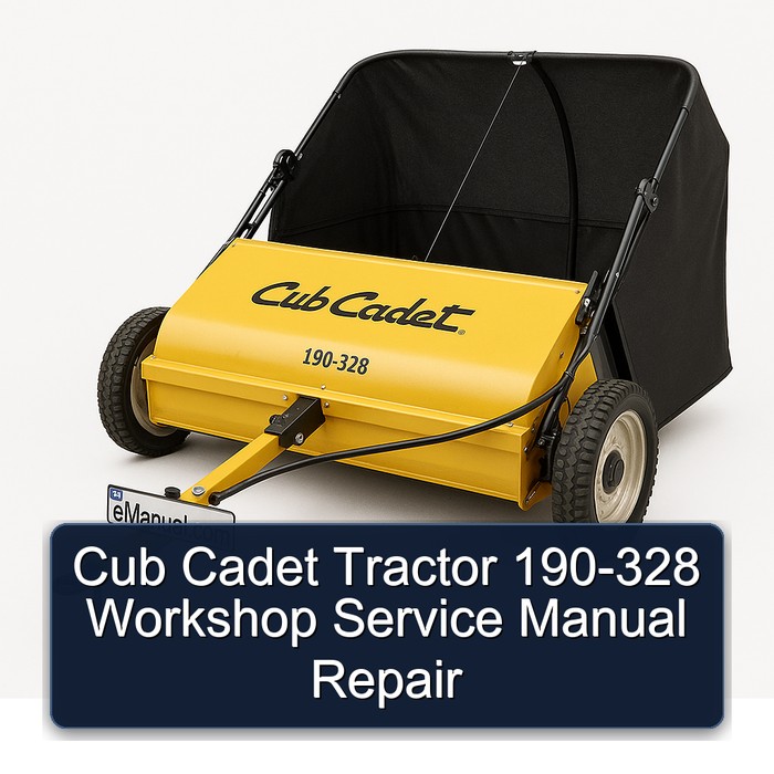 Cub Cadet Tractor 190-328 Workshop Service Repair Manual PDF Download