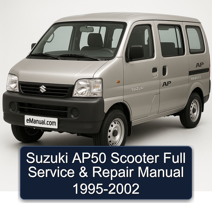 Suzuki AP50 Scooter Full Manual de servicio y reparación 1995-2002