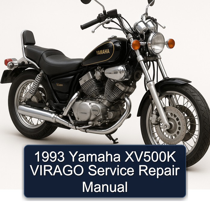 1993 Yamaha XV500K VIRAGO Service Repair Manual 