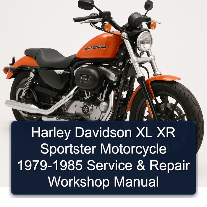 Harley Davidson XL XR Sportster Motorcycle 1979-1985 Service & Repair Workshop Manual