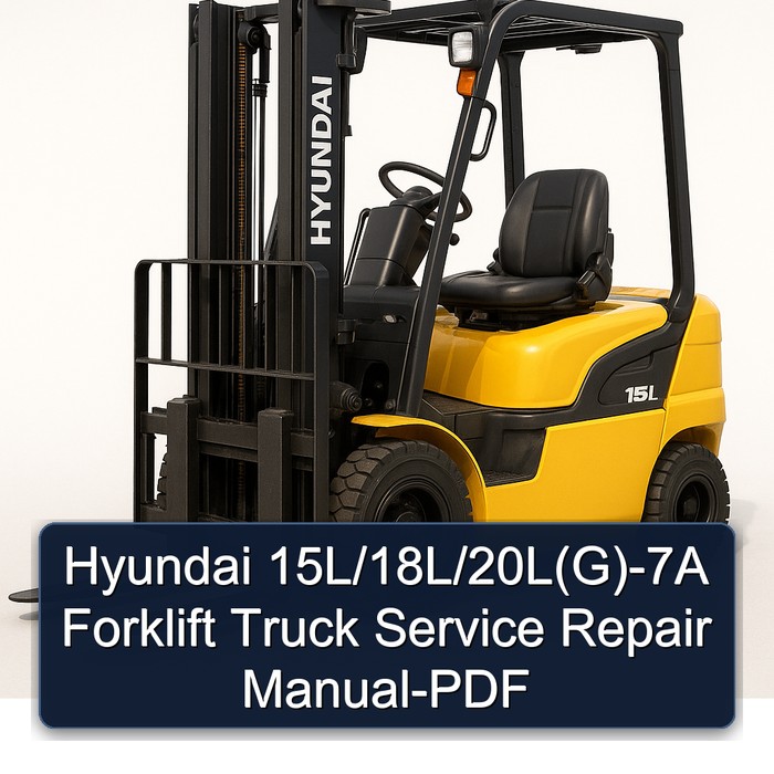 Manual de Servicio y Reparación - Montacargas Hyundai 15L/18L/20L(G)-7A (PDF)