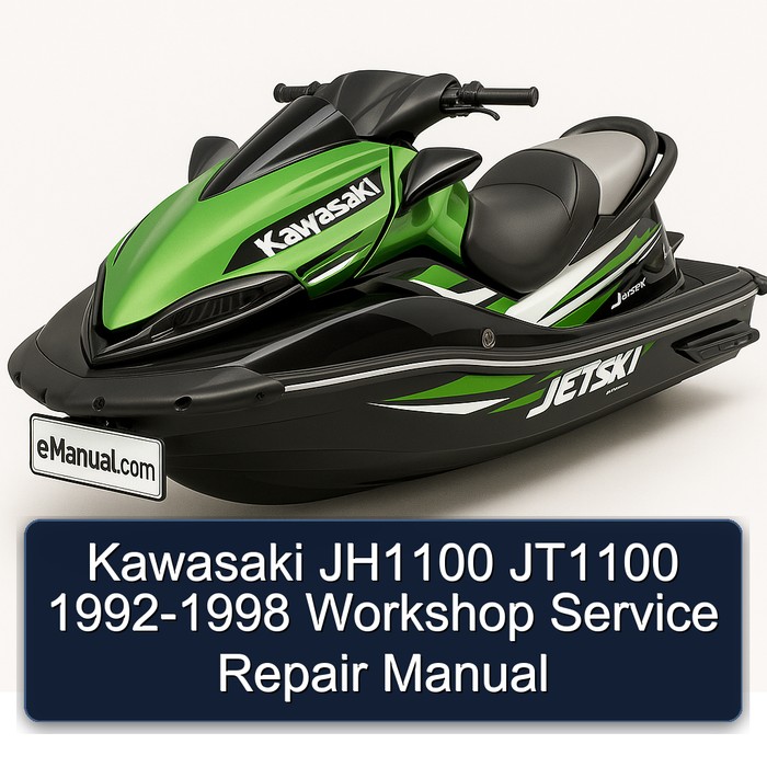 Kawasaki JH1100 JT1100 1992-1998 Workshop Manual de servicio y reparación