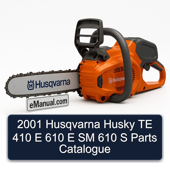 2001 Husqvarna Husky TE 410 E 610 E SM 610 S Parts Catalogue
