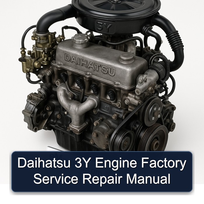 Manual de Reparación y Servicio de Fábrica para Motor Daihatsu 3Y