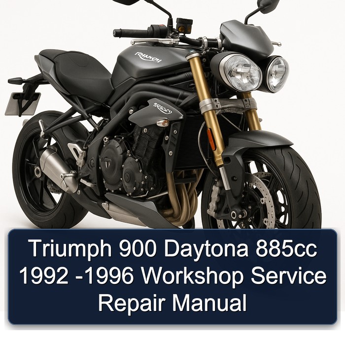 Triumph 900 Daytona 885cc 1992 -1996 Workshop Manual de servicio y reparación