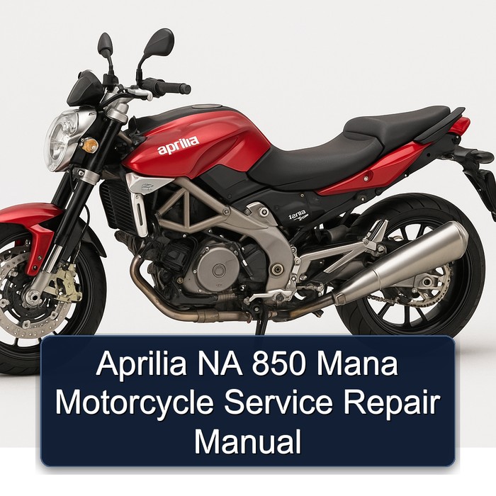 Aprilia NA 850 Mana Motorcycle Manual de servicio y reparación
