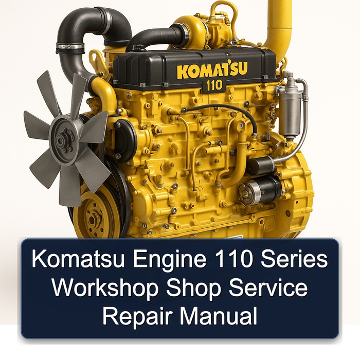 Komatsu Engine 110 Series Workshop Shop Manual de servicio y reparación
