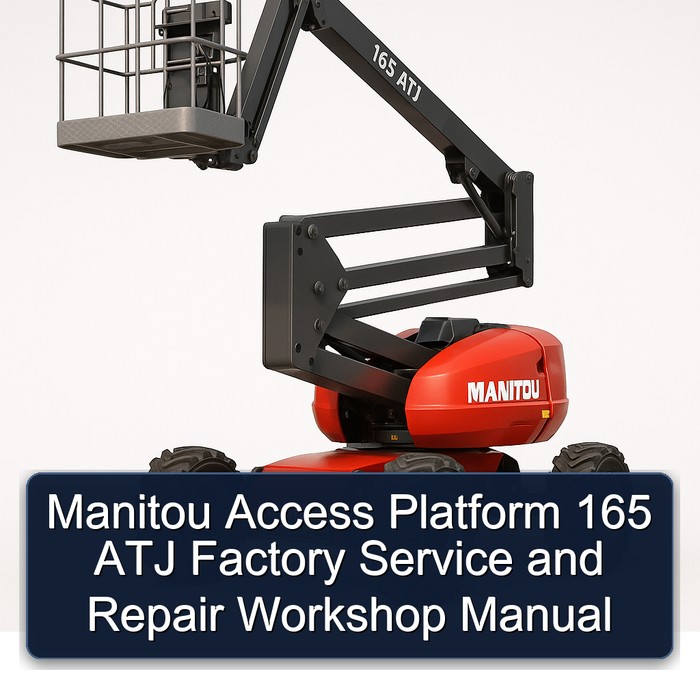 Manitou Access Platform 165 Atj and Workshop Service Repair Manual PDF Download
