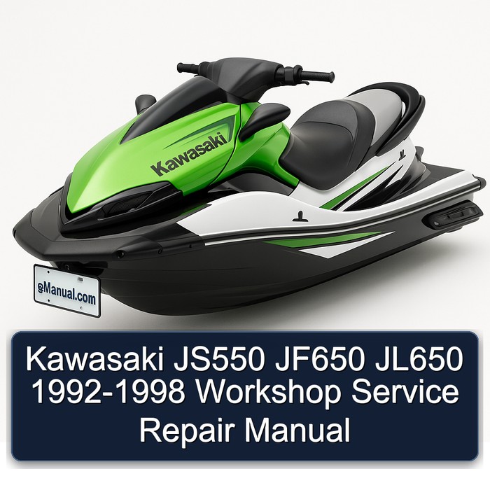 Kawasaki JS550 JF650 JL650 1992-1998 Workshop Manual de servicio y reparación