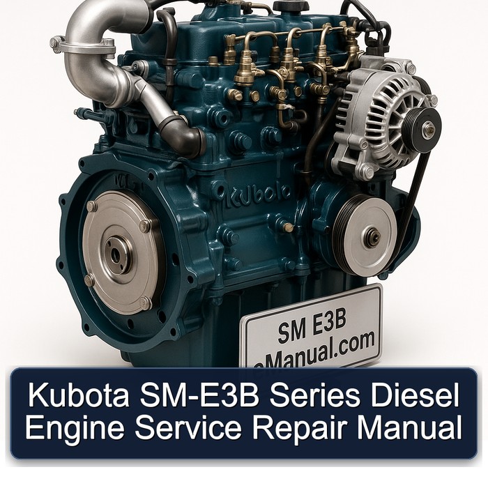 Kubota SM-E3B Dieselmotor Service- und Reparaturhandbuch