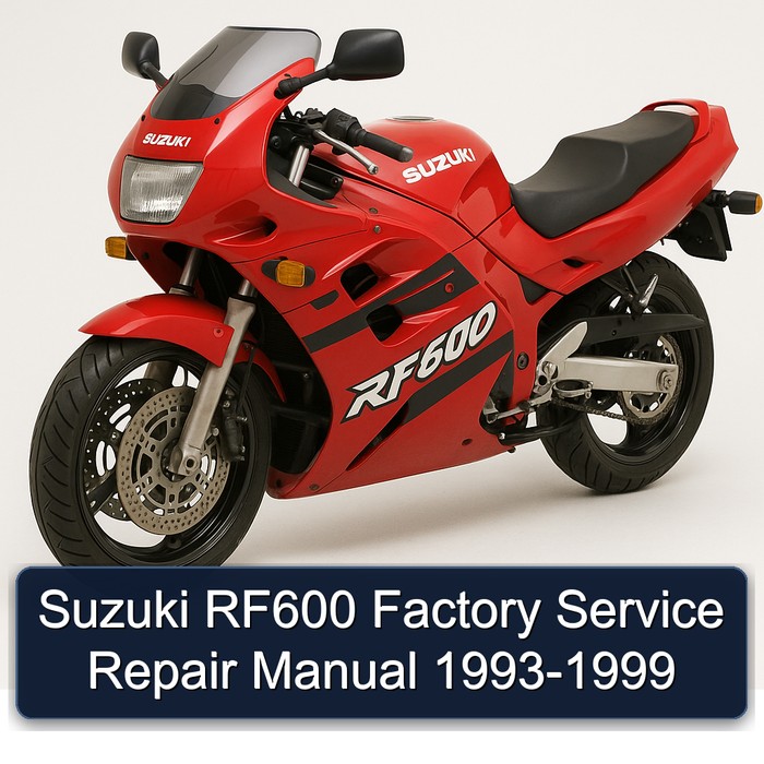 Suzuki RF600 Factory Manual de servicio y reparación 1993-1999