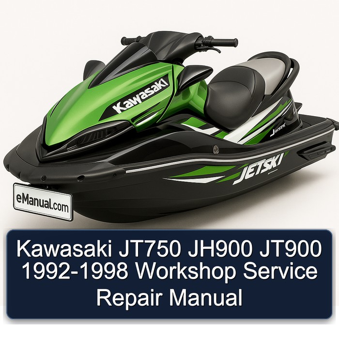 Kawasaki JT750 JH900 JT900 1992-1998 Workshop Manual de servicio y reparación